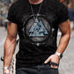 Men's Fashion Plus-Size Printed Short-Sleeve Shirt