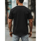 Men's Humorous Letter-Print Fashion Short-Sleeve