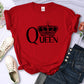 Queen'S Big Crown Printed Women T Shirts Breathable Summer