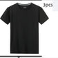 Men S Solid Color Cotton Short Sleeved T Shirt
